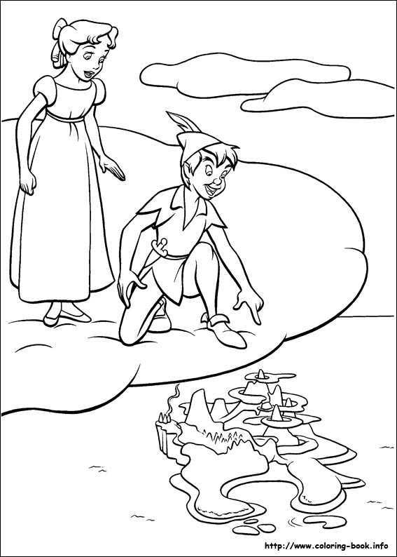 Peter Pan coloring picture